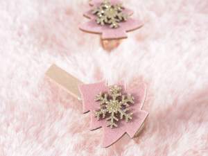 wholesale christmas tree bow clips