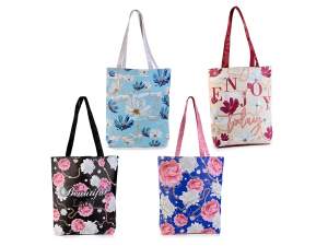 Accessories wholesalers bags shopper woman flowers