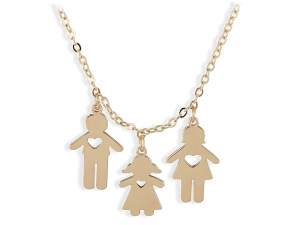 Wholesalers family pendant choker necklace