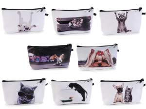 Wholesalers cosmetic bags pouches fashion animal c