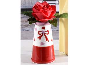 Wholesale ceramic love heart vases