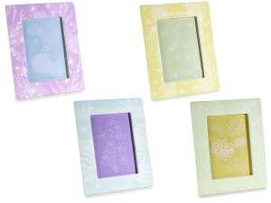 Wholesale colorful photo frame with herb decoratio