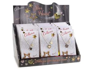 Wholesale star heart choker necklaces