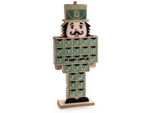 Wholesale wooden nutcracker advent calendar