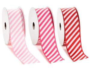 Wholesale grosgrain striped ribbons