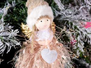 Wholesale Christmas angel knitted dress
