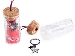 Wholesale star heart gift test tube rings