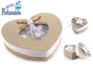 wholesale baptism heart favor box