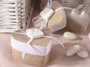 wholesale baptism heart favor box
