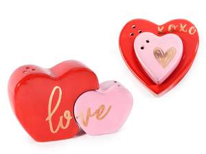 Valentine's day salt pepper set wholesale