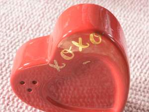 Valentine's day salt pepper set wholesale