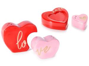 Valentine's day salt pepper set wholesale