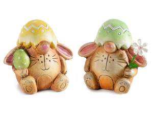 Pascua: huevos decorativos y adornos.