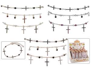 wholesale rhinestone cross bracelets