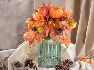 Wholesale transparent colored glass vase