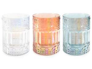 Wholesale decorated colored glass case