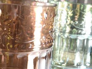 Wholesale decorated colored glass case