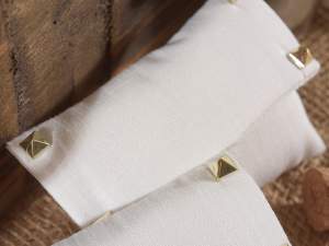 Wholesale white bags metal studs