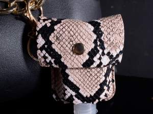 Wholesaler door sanitizer charm key holder