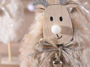 Grossiste renne décoration de noël bois