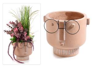 Wholesale glasses face vases
