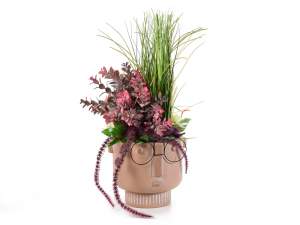 Wholesale glasses face vases