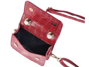 Crocodile leatherette mini bag wholesaler