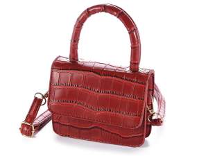 Crocodile leatherette mini bag wholesaler