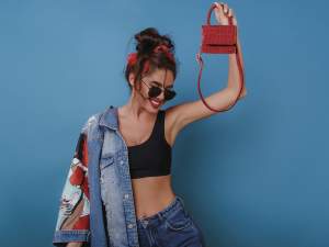 Crocodile leatherette mini bag wholesaler