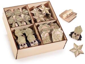 Décorations de Noël et étiquettes cadeaux