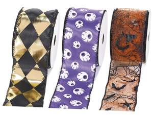 Wholesale halloween ribbons cobwebs