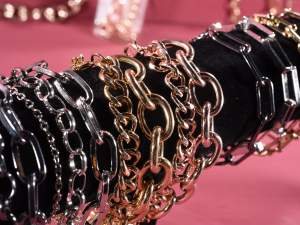 Wholesale multi-chain bracelet 2/3 wires bigiotter