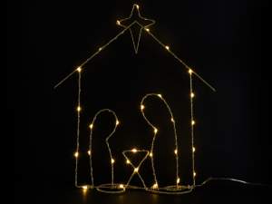 Wholesale Holy Family luminous nativity scene