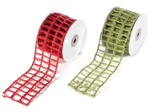 Wholesale net ribbon Christmas