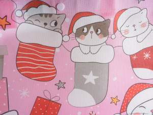 Cat print shopping bags wholesaler