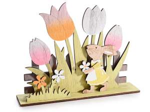 Objetos de Pascua de madera