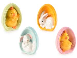décoration en céramique en gros oeufs de Pâques