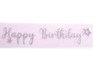 Wholesale happy birthday organza ribbon