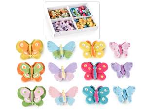 Papillons décoratifs en résine en gros