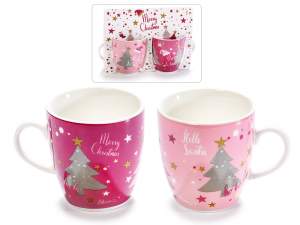 Pink Christmas cups wholesaler