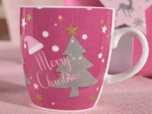 Pink Christmas cups wholesaler