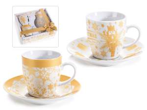 Christmas flat coffee cups wholesaler