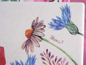 Wholesaler under glass ceramic cork flowers