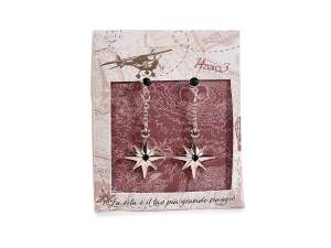 Wholesale wind rose earrings