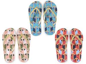 Wholesale women's glitter flip flops
