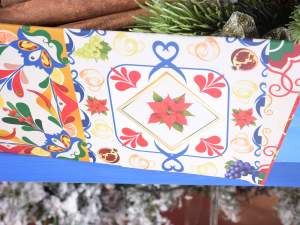 Wholesale dark brown Christmas paper tray