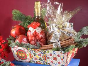 Wholesale dark brown Christmas paper tray