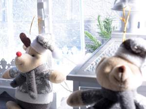 vente en gros décoration d'arbre en peluche père n