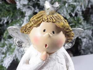 Wholesale resin christmas angel decoration