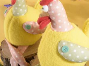 wholesale plush hen long legs decoration